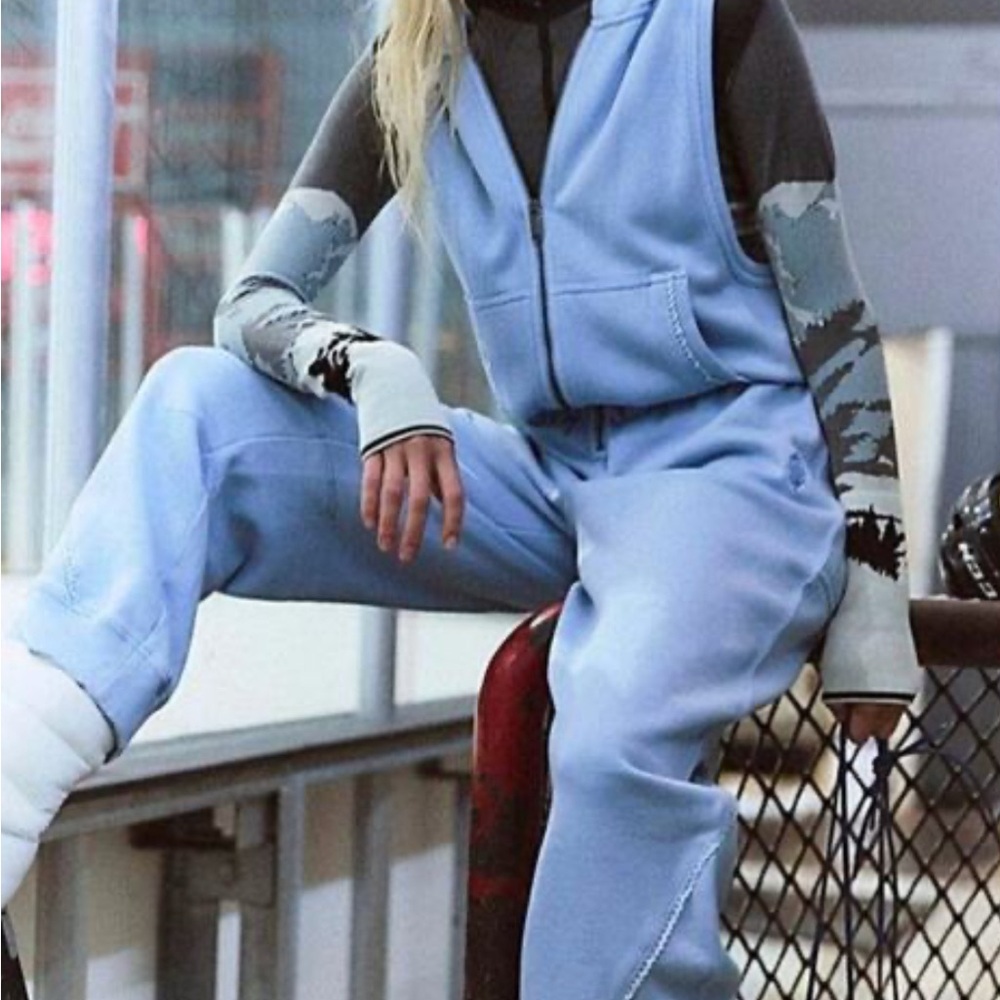 Free People Set Go Onesie Velocity Blue Jumpsuit NWT size XS
